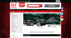 Desktop Screenshot of dlxmusic.se