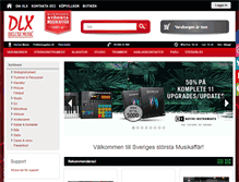 Tablet Screenshot of dlxmusic.se